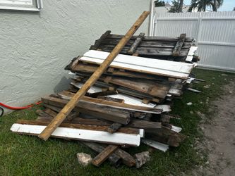 Scrap Wood Fencing