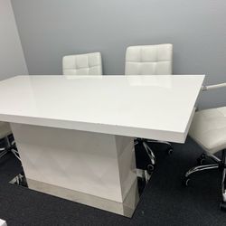 White table