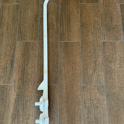 37 Inch Double Screw Baby Crib Mobile Arm -  White