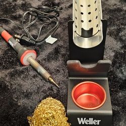 A Weller Hand soldering tool. 