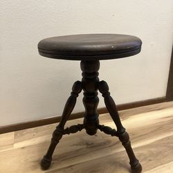 Antique Piano Stool