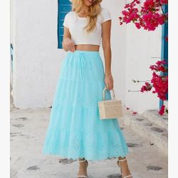 Xxl Beautiful Color And Skirt 