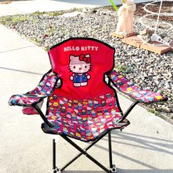 Folding Hello kitty chair 