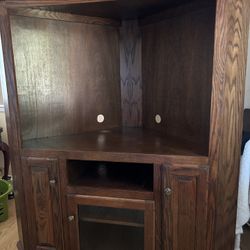 Corner Cabinet - Solid Wood 
