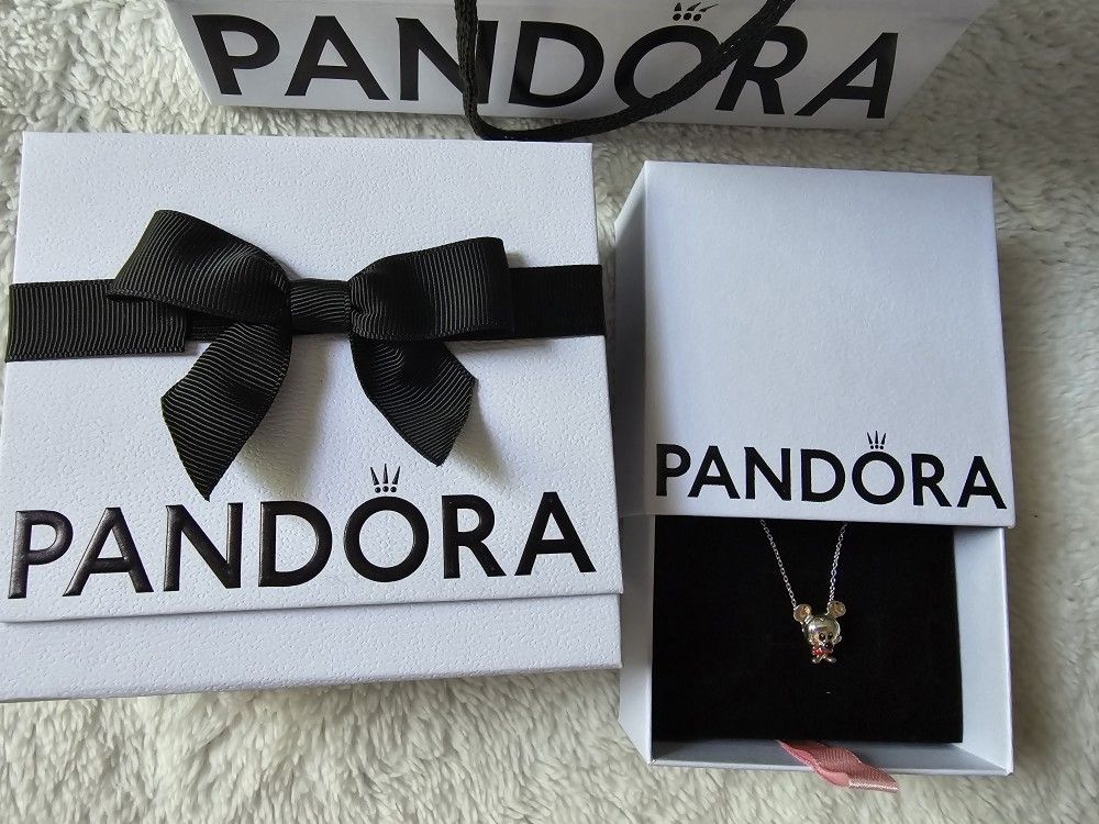Pandora x Disney Necklace – Minnie Mouse – Rare & Retired