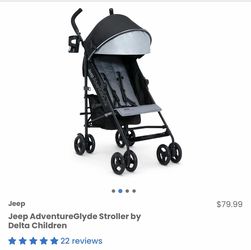 Jeep Adventure Glyde Stroller/ Compact stroller