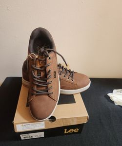 Lee Dante Low-Top Sneakers Brown Size 7.5