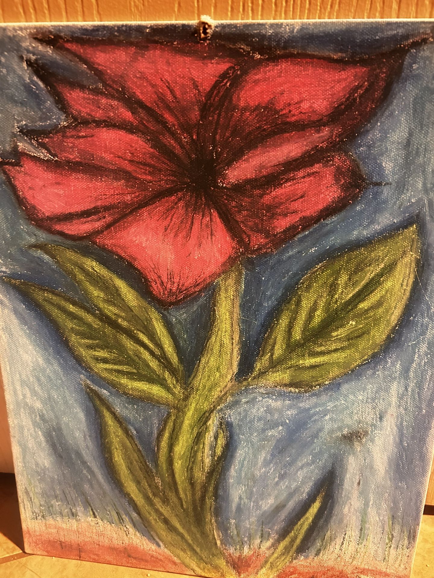 Oil Pastel Flower