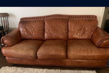 Leather couch