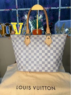 ✨ Louis Vuitton Damier Azur Saleya PM Tote – Made in France ✨(contact info removed)