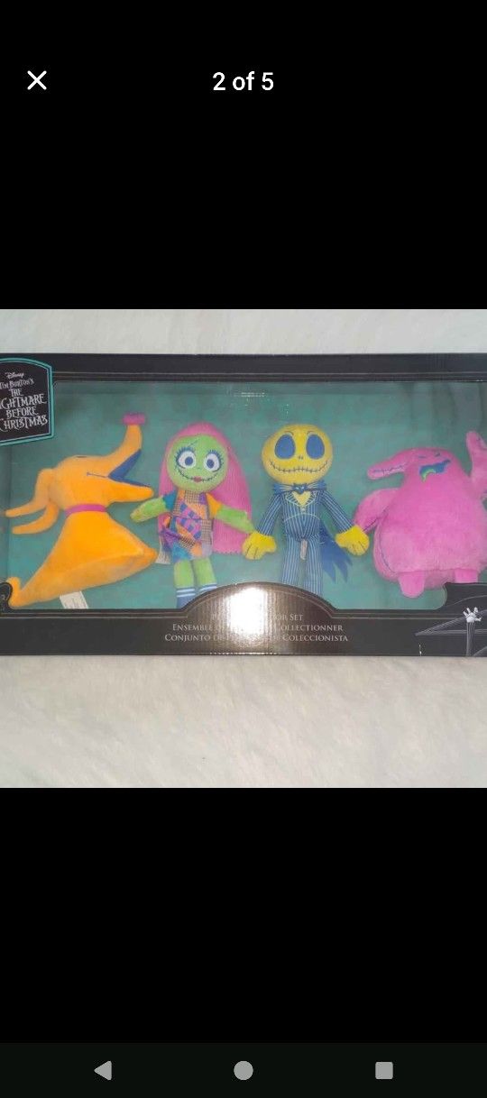 Nightmare Before Christmas Limited Edition Plushie Set!