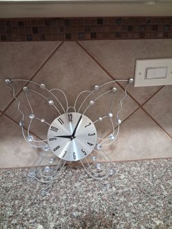 Butterfly Wall Clock