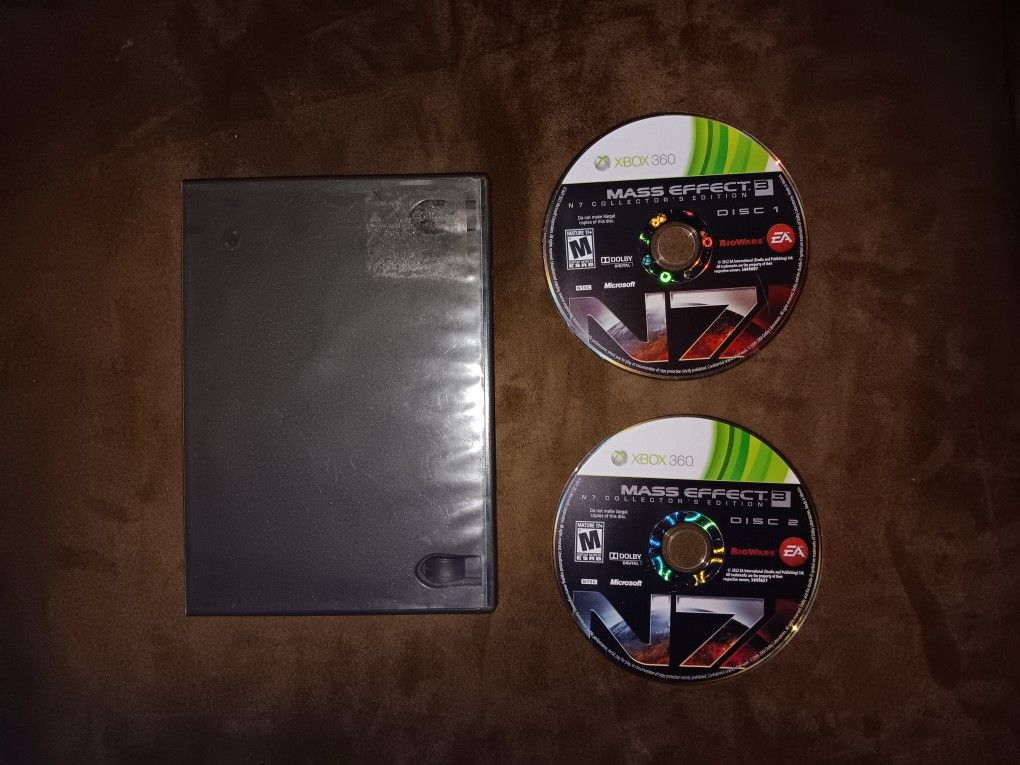 Mass Effect 3 Xbox 360 Discs Only