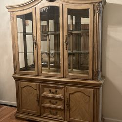 China Cabinet Real Wood! Like New