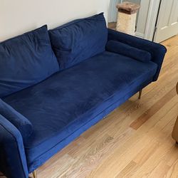 Blue 2-3 person couch