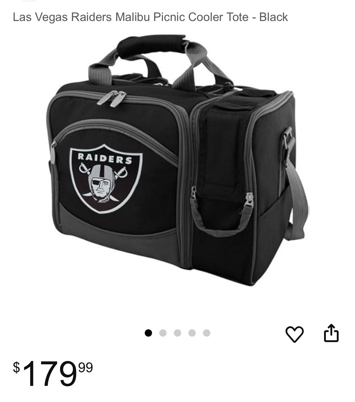 Raiders Picnic Cooler tote