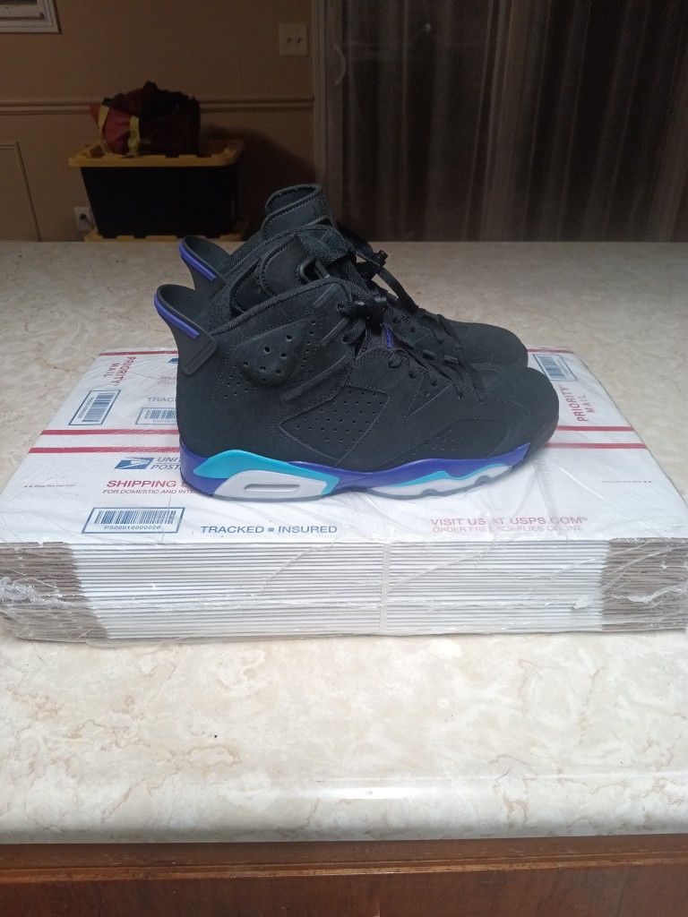 Jordan 6 Aqua Sz 9