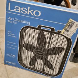 Lasko Air Circulating Box Fan - Black