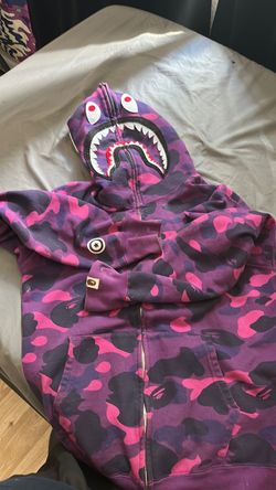 AUTHENTIC BATHING APE FULL ZIP SWEATER