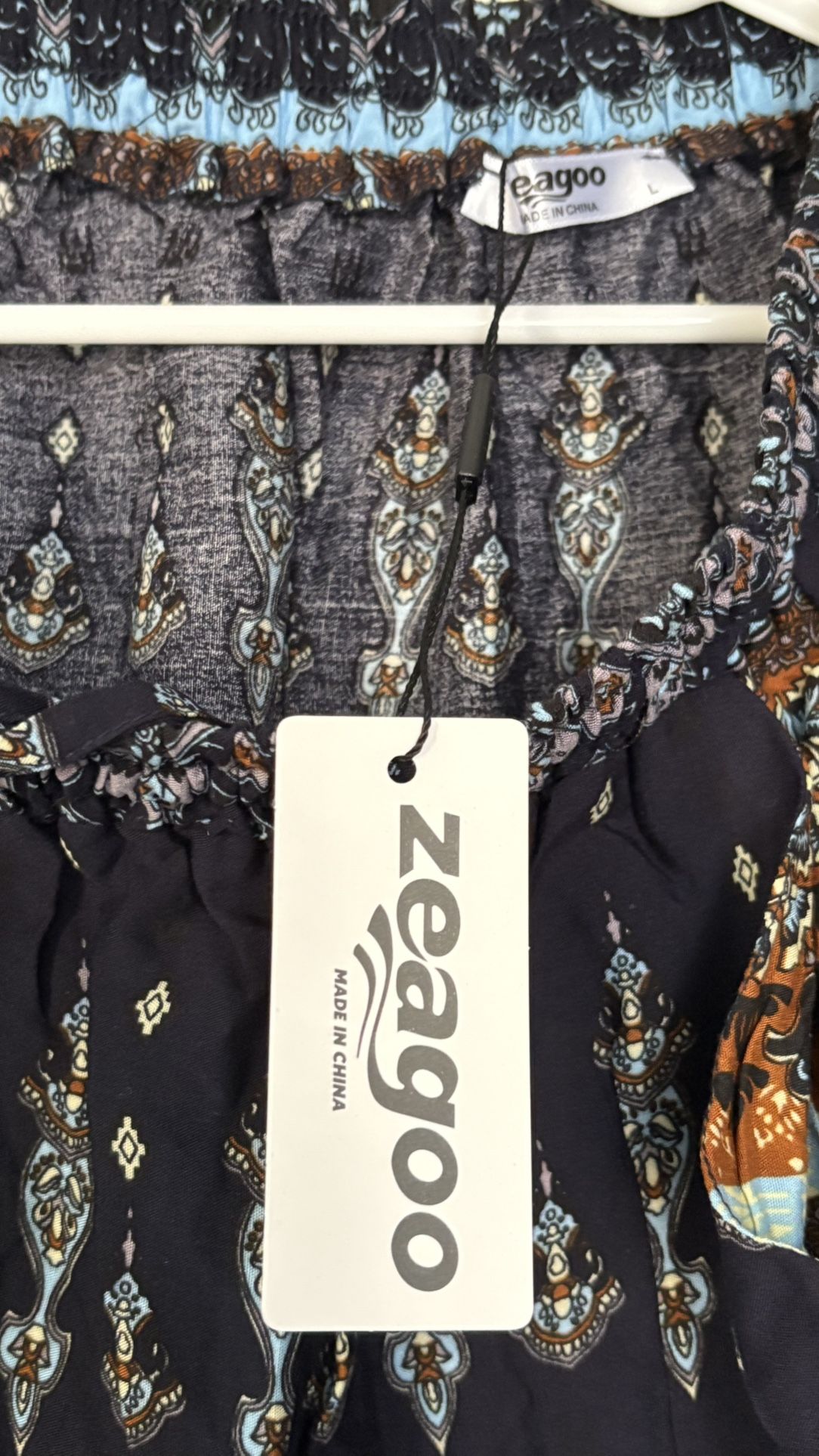 Zeagoo Boho Floral Skirt