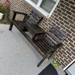Customs Outdoor Wood Bench 