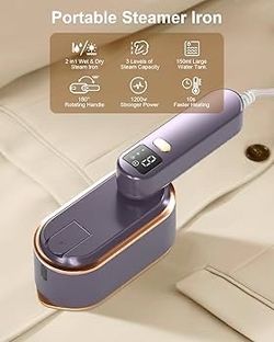 Steam iron portable
