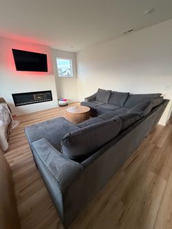 Dark grey sectional