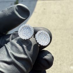 Flats Silver Earrings 