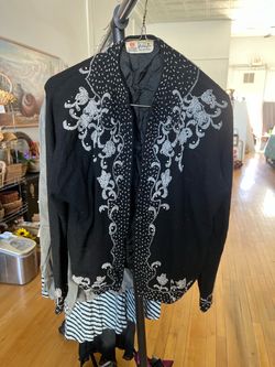 Pringle of Scotland Black Beaded Cardigan
