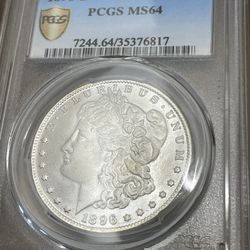 1896-S PCGS MS64 Morgan Silver Dollar
