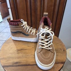Vans Sk8-HI MTE Suede Tan High Top Sneakers 