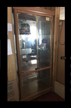 Large curio cabinet