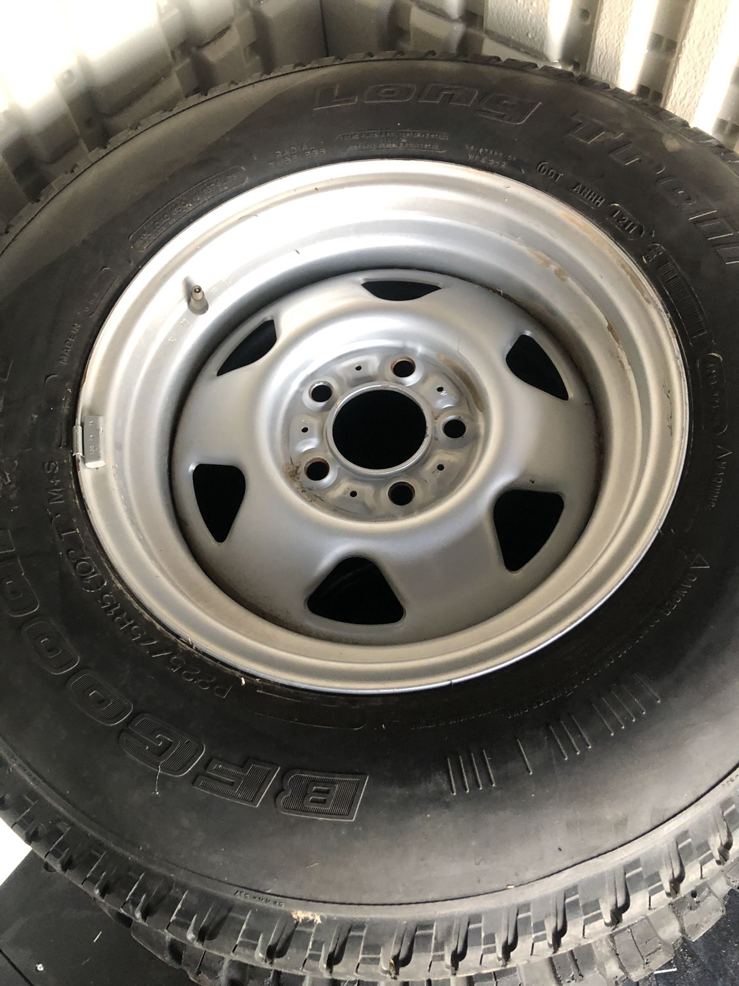 2 Jeep yj factory wheels with tires