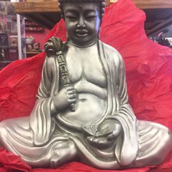 Rare Vintage 1962 Tibetan Monk / Buddha Statue by Universal Statuary Corporation