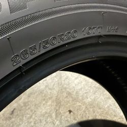 265/50/20 BRIDGESTONE TIRE FREE INSTALLATION 