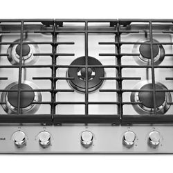 KitchenAid Gas Cooktop 30-in 5 burners Stainless steel