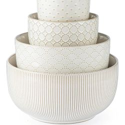 Mikiegy Ceramic Mixing Bowls