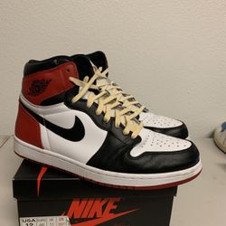 Jordan 1 Black Toe 1 Sz 12
