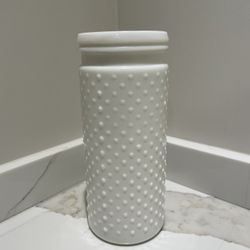 White Hob Nob Flower Vase