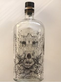 Bulleit Bourbon Frontier Whiskey Tattoo Limited Edition Artist Shawn Barber.