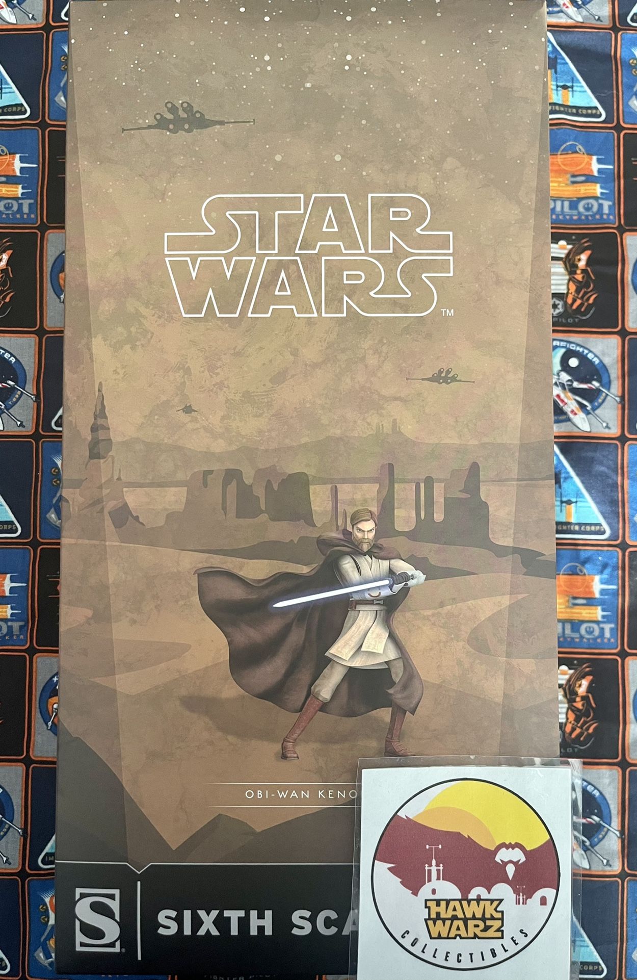 Sideshow Star Wars Revenge Of The Sith Obi Wan Kenobi 1/6 Clone Wars Hot Toys