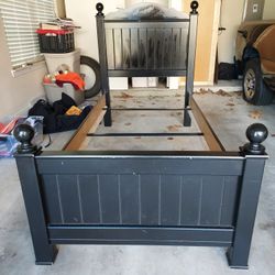 Twin Poster Bed Frame