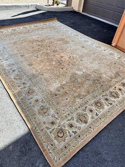 Feizy Area Floral Persian Rug 100% Wool 10x14