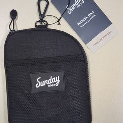 Sunday Golf Nickel Bag valuables pouch