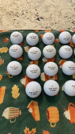 Lot of 24 Top-Flite XL 2000 Golf Balls – Excellent Condition / Like New