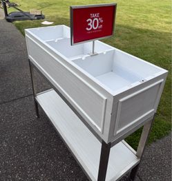 Store display with a ton of storage
