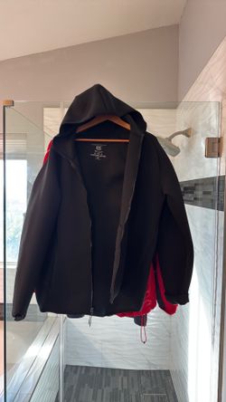 Hooded coat. $10