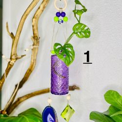 Handmade propagation, sun catcher planters