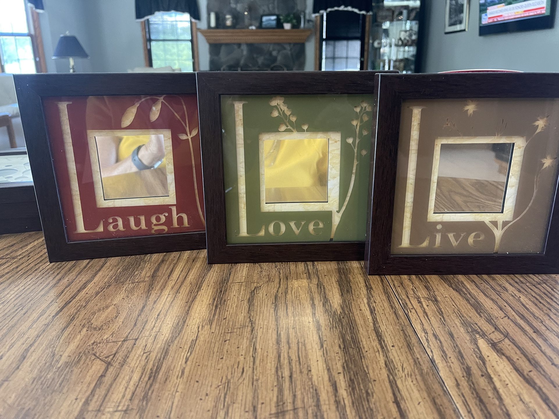 Live, Love And Laugh Plaques