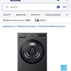 2 In 1 Front Loader Washer Dryer Combo